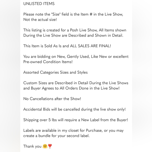 Unlisted Items - Picture 2 of 2